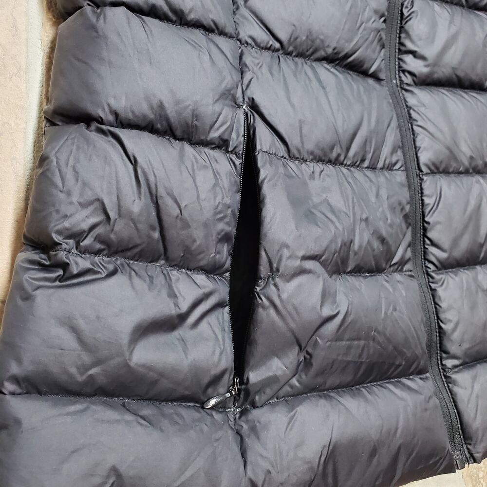 Eddie Bauer EB650 Down Puffer Vest Womens XS Black Quilted Full Zip Lightweight - Picture 3 of 8